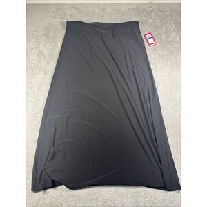 NWT Vince Camuto Women's Semi-Fitted Fully Lined Midi Skirt Black Size XL